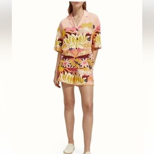 Scotch and Soda shorts and top set, size small